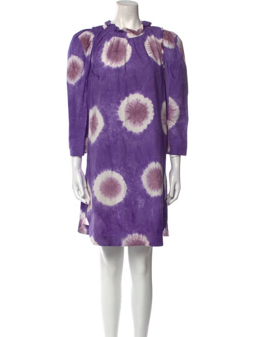 Sea New York Tie-Dye Print Mini Dress