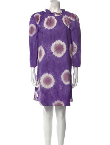 Sea New York Dresses Tie-Dye Print Mini Dress M