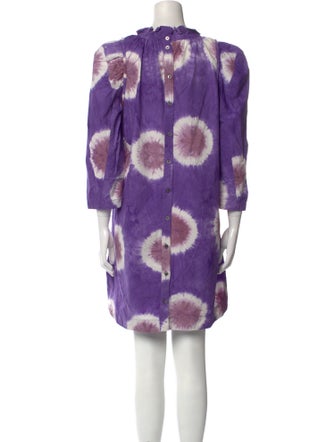 Sea New York Tie-Dye Print Mini Dress