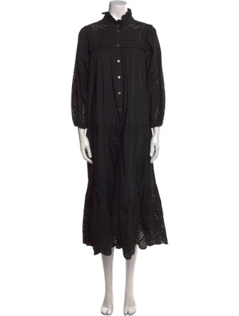 Sea New York Mock Neck Long Dress