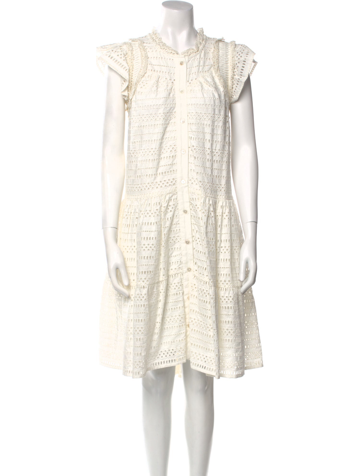 Sea New York Crew Neck Knee-Length Dress