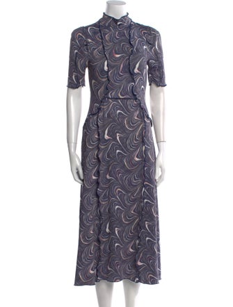 Sea New York Printed Long Dress