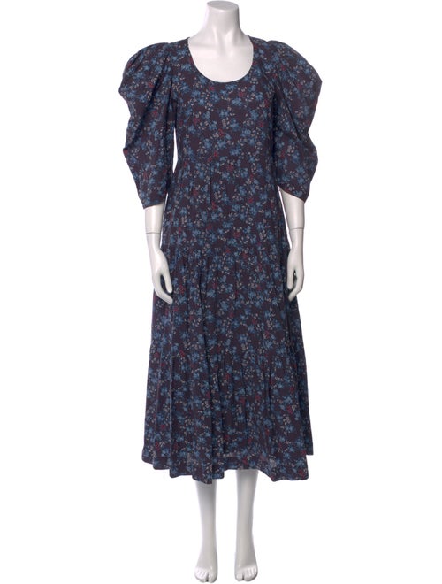 Sea New York Floral Print Long Dress