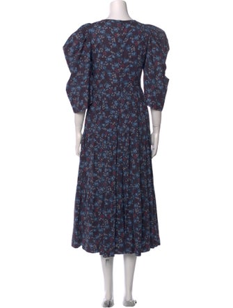 Sea New York Floral Print Long Dress