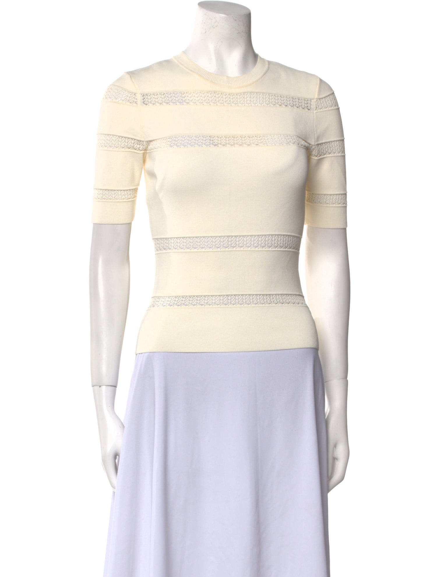 Sea New York Wool Striped Crop Top