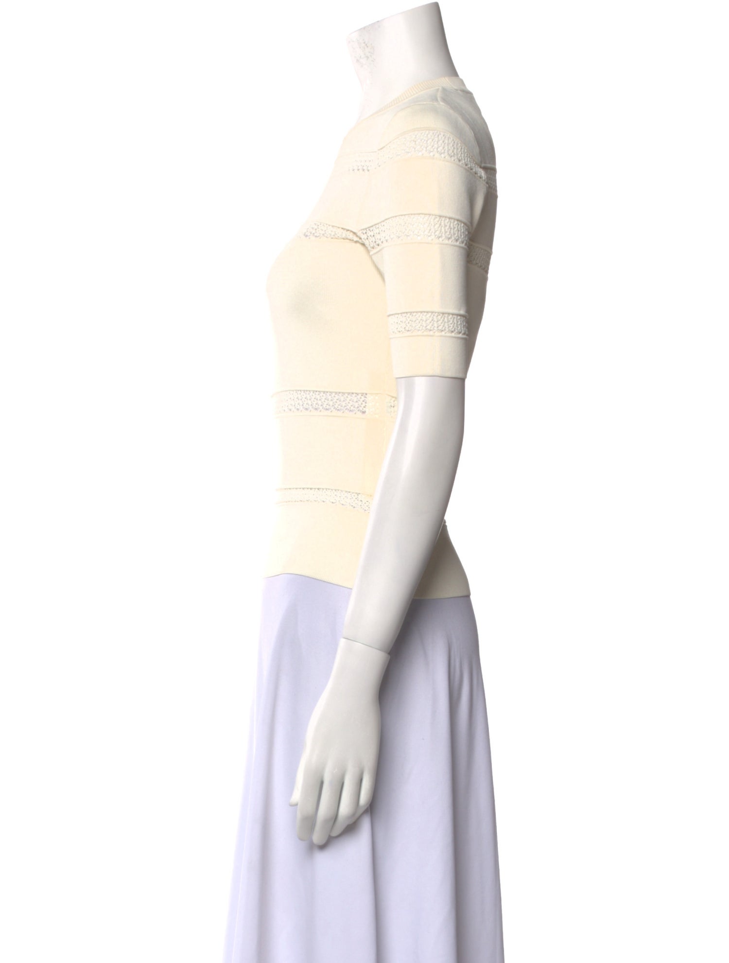 Sea New York Wool Striped Crop Top