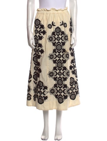 Sea New York Skirts Printed Midi Length Skirt S