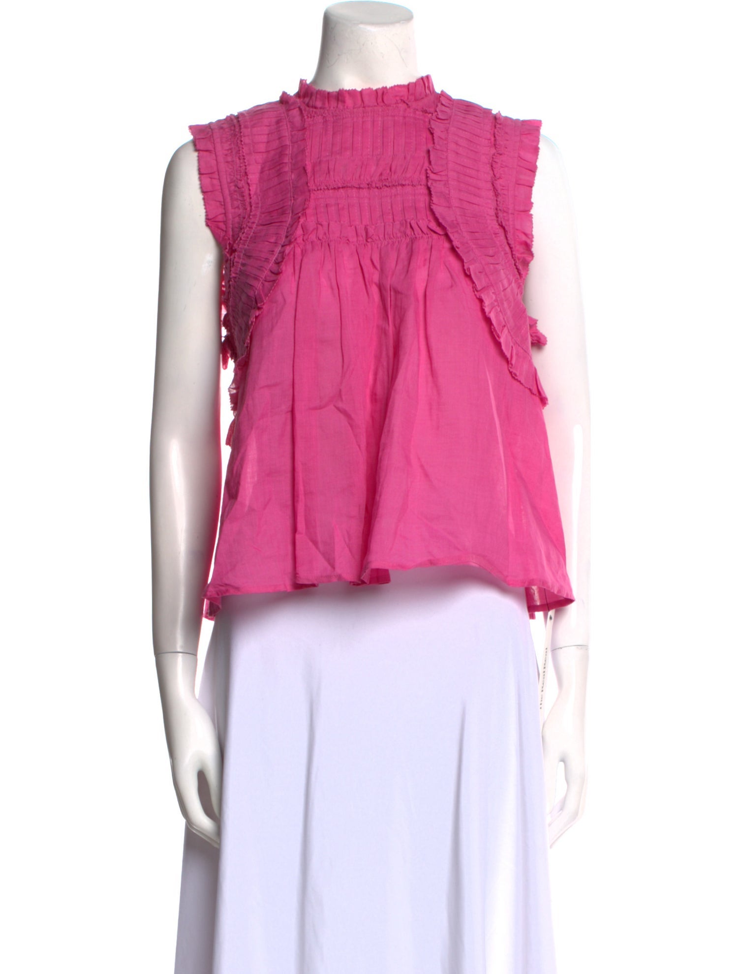 Sea New York Mock Neck Sleeveless Top