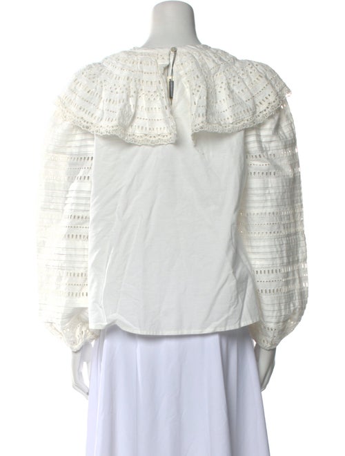 Sea New York Bateau Neckline Long Sleeve Blouse