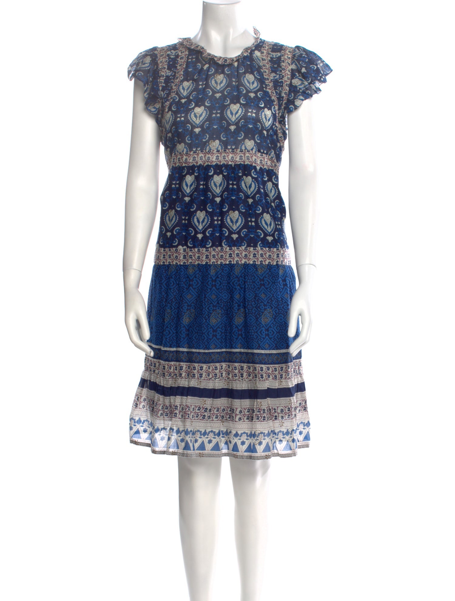 Sea New York Lace Pattern Knee-Length Dress
