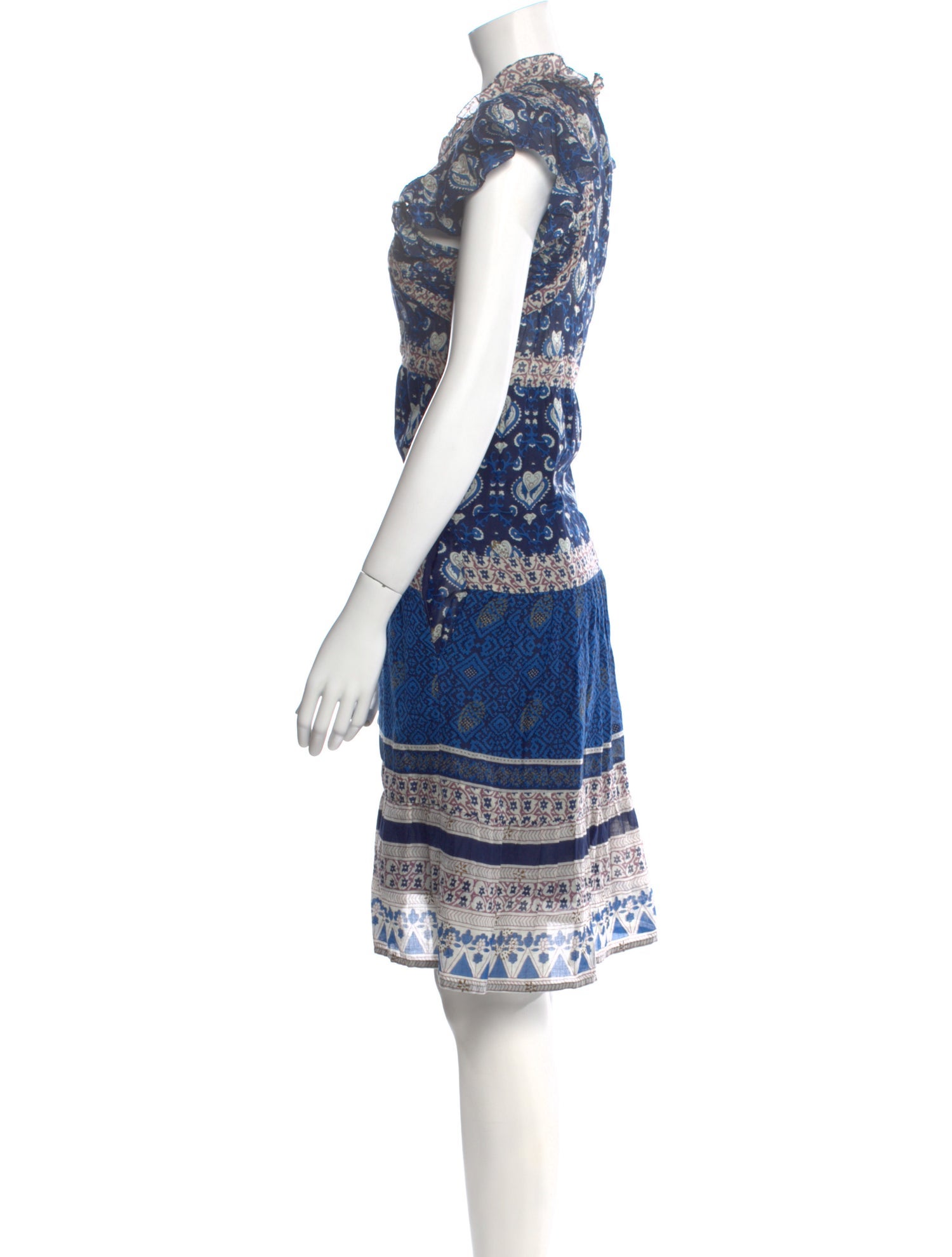 Sea New York Lace Pattern Knee-Length Dress