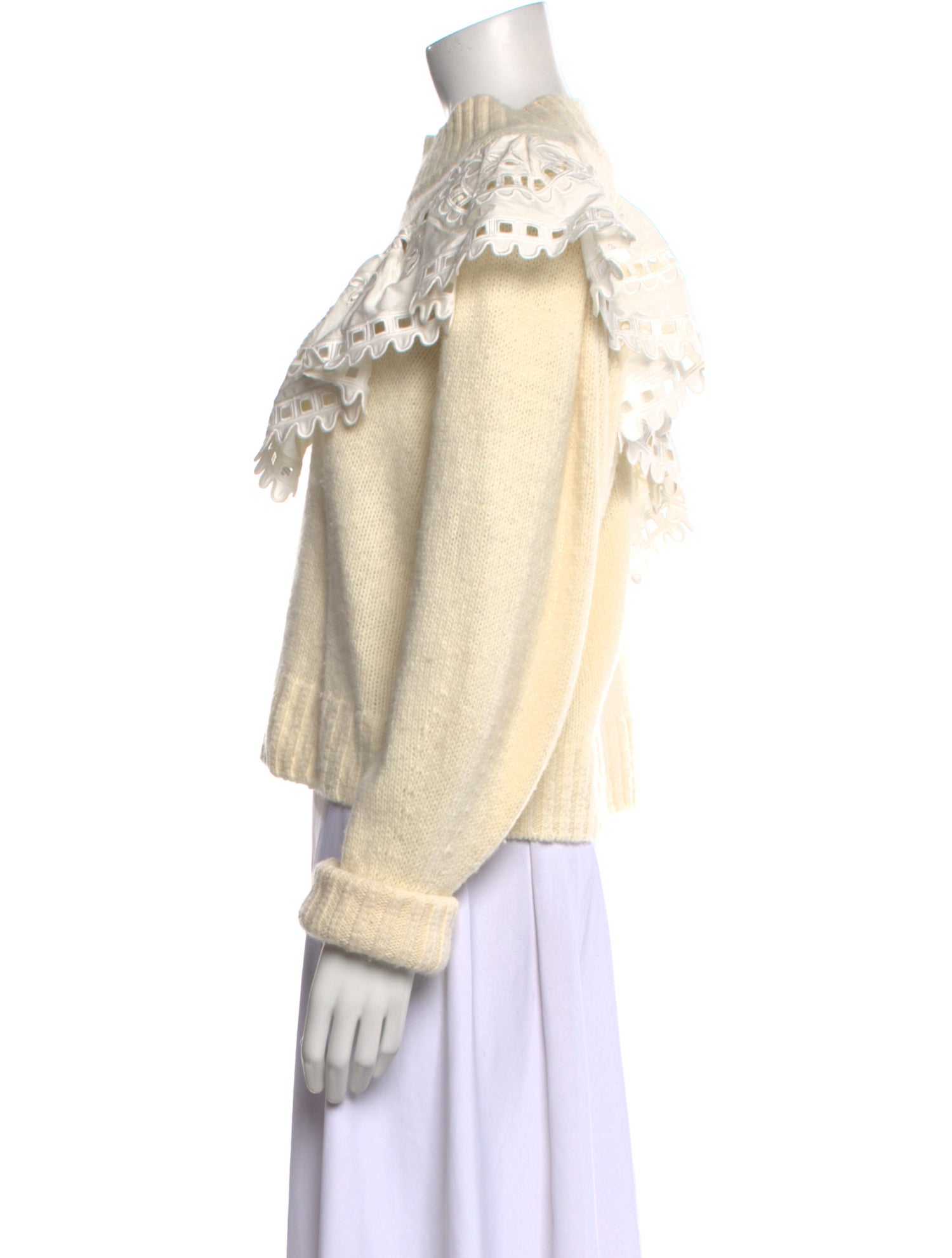 Sea New York Merino Wool Mock Neck Sweater