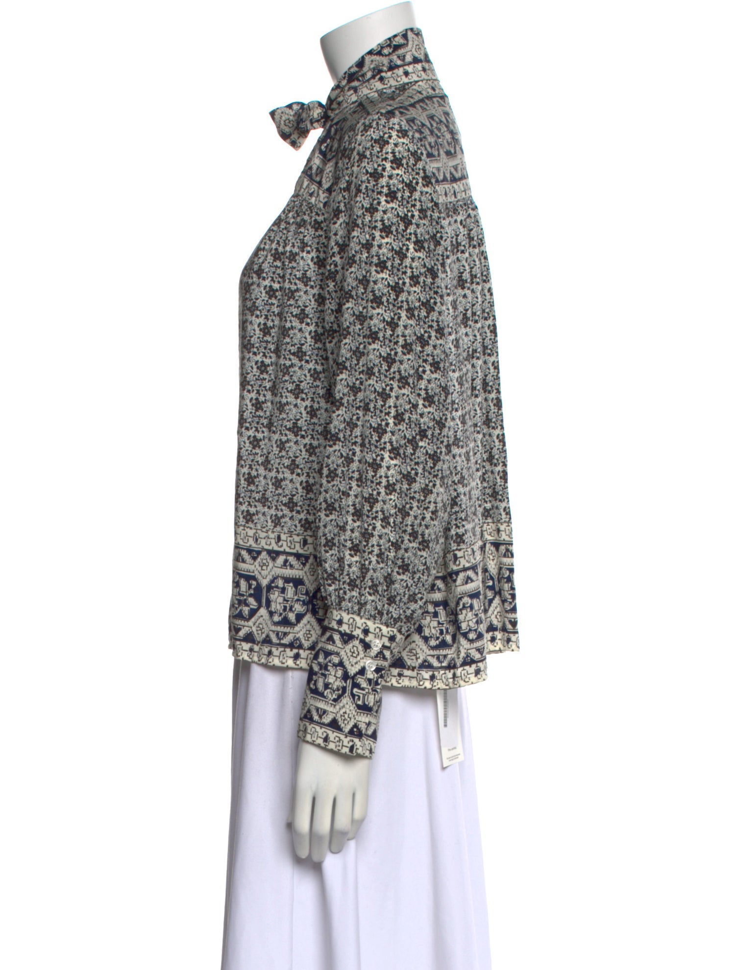 Sea New York Silk Printed Blouse