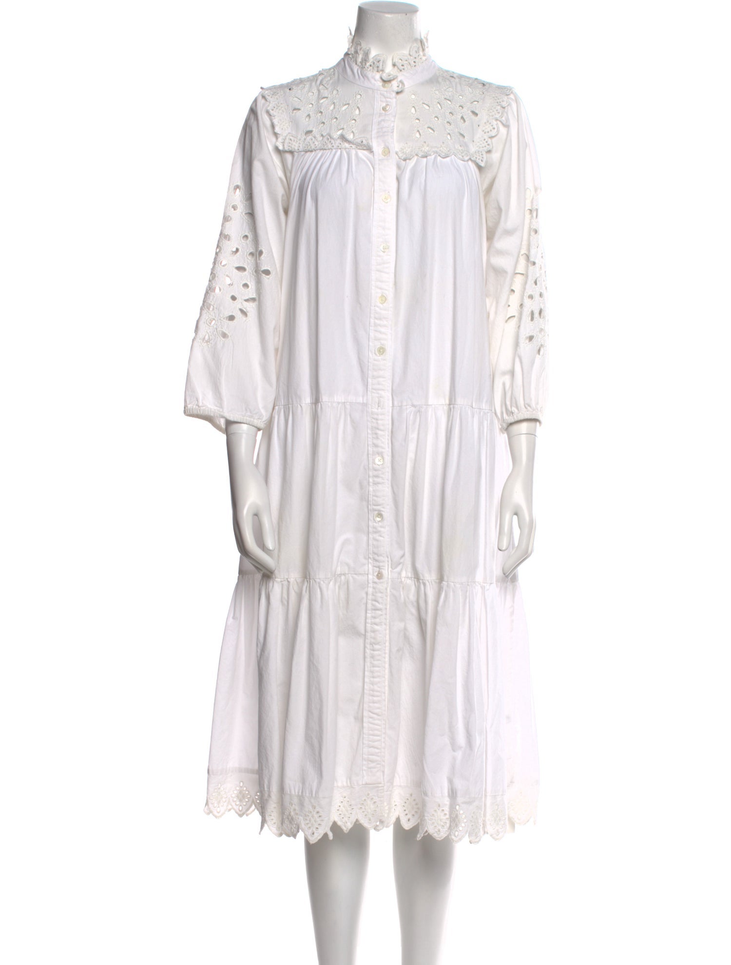 Sea New York Mock Neck Midi Length Dress