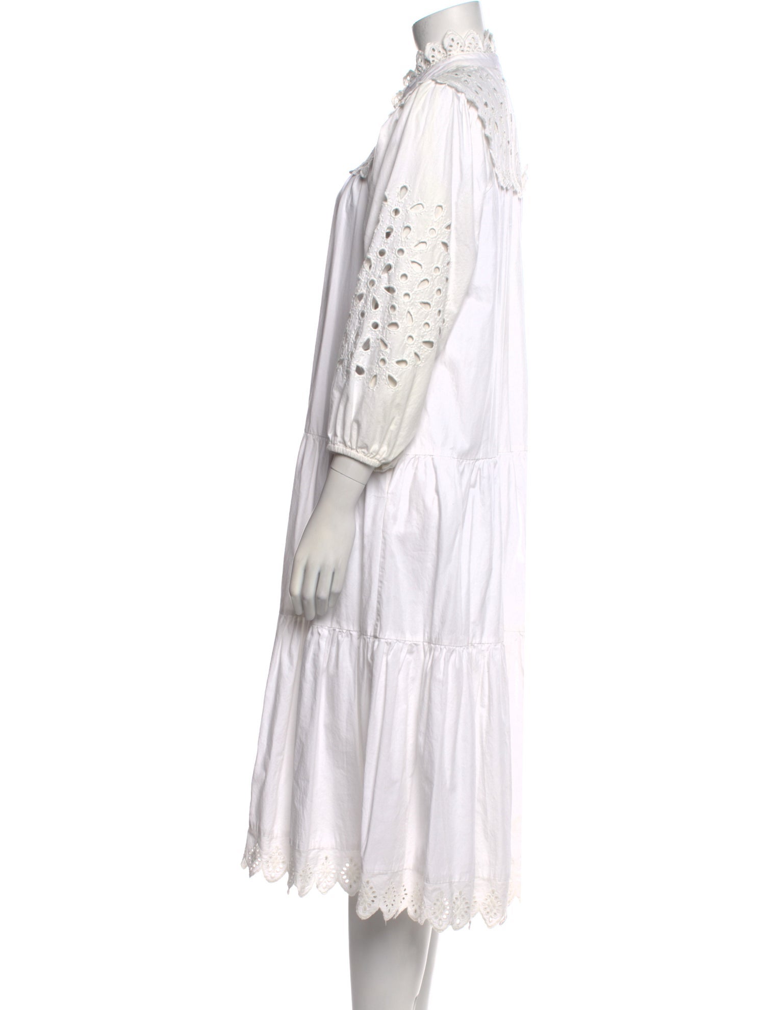 Sea New York Mock Neck Midi Length Dress