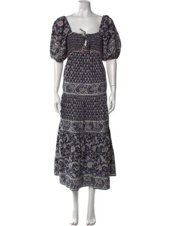 Sea New York Floral Print Long Dress