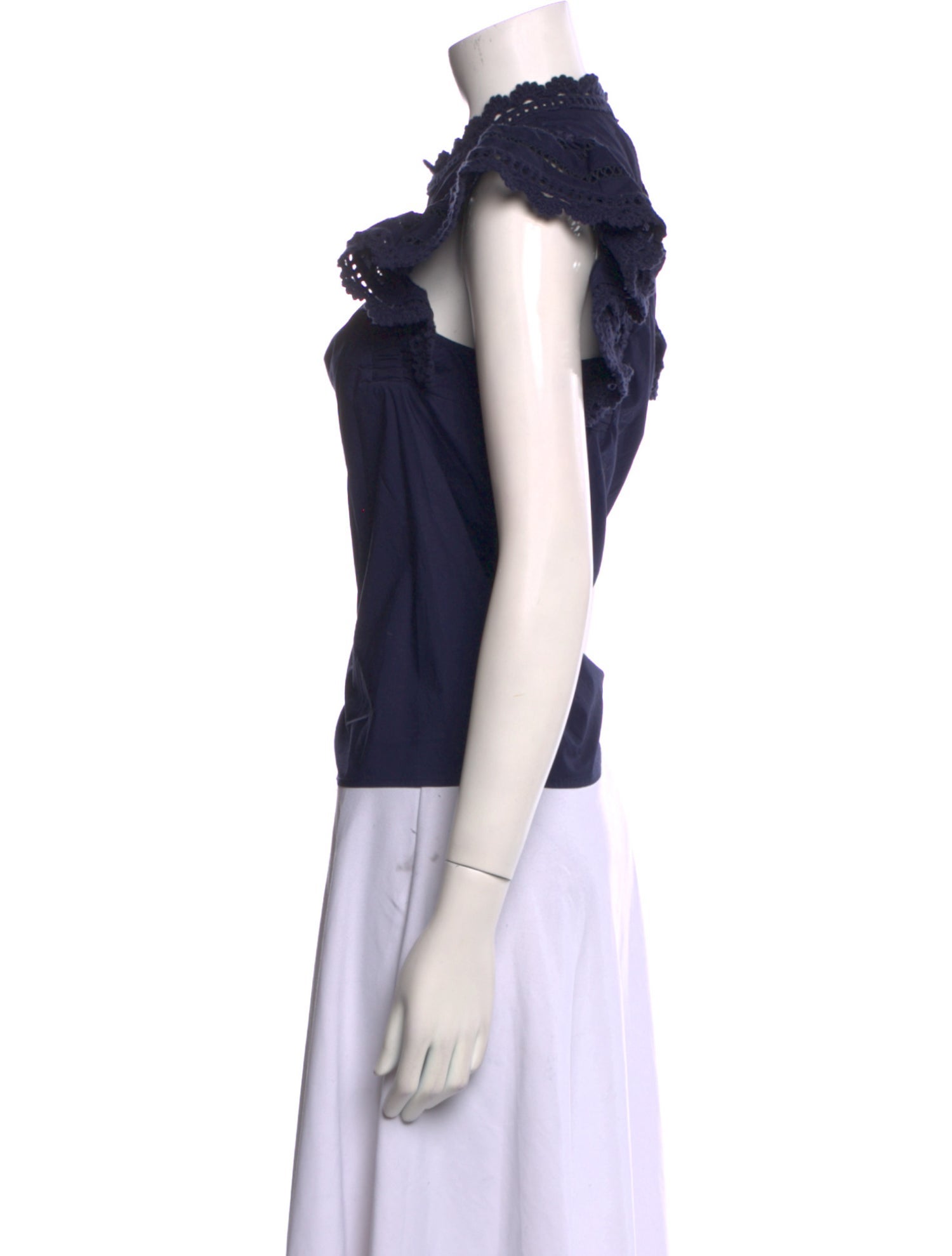 Sea New York Mock Neck Short Sleeve Top w/ Tags