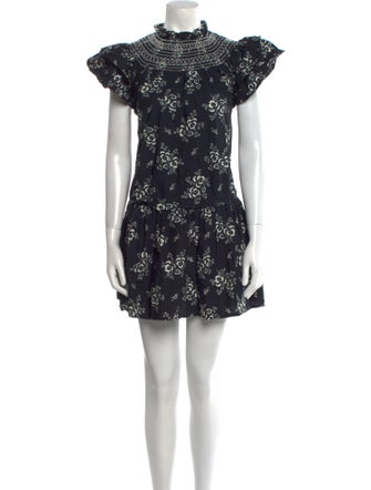 Sea New York Floral Print Mini Dress