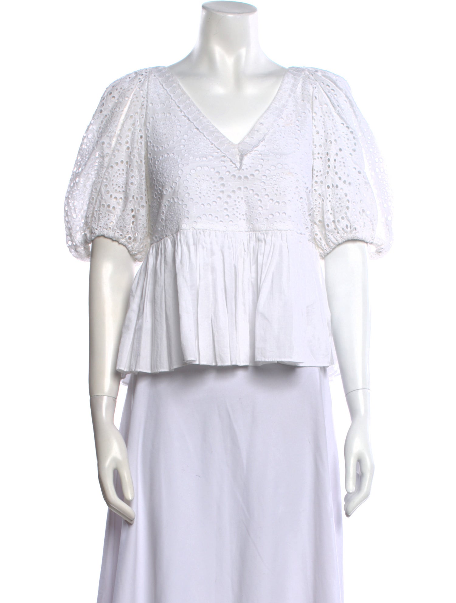 Sea New York V-Neck Short Sleeve Crop Top