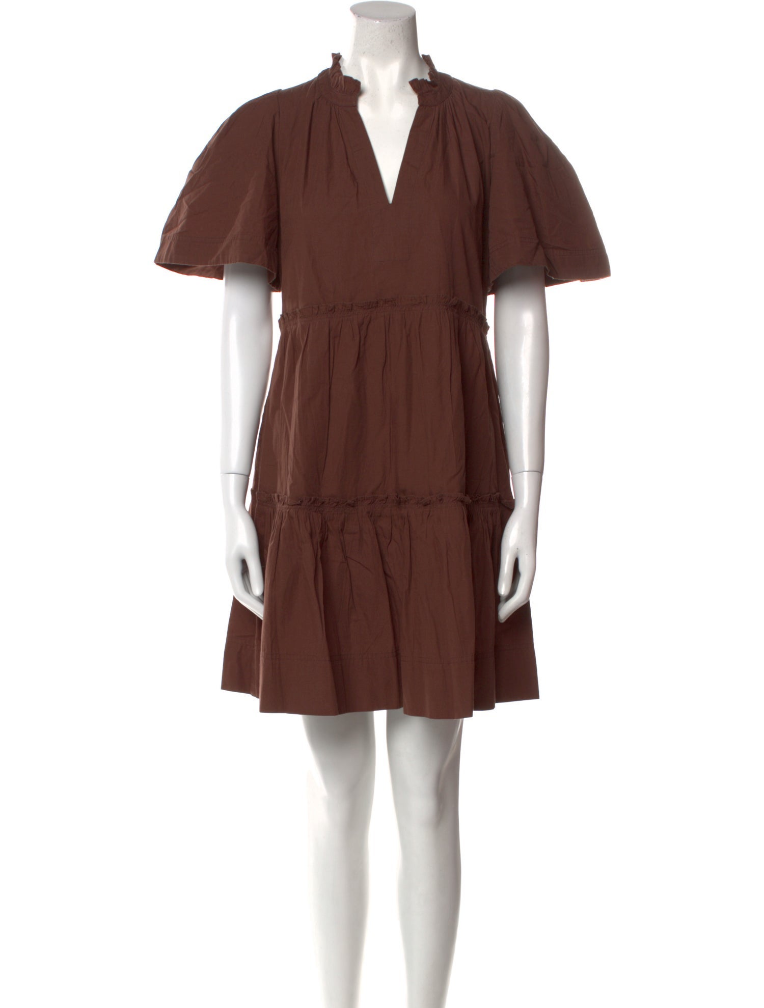 Sea New York V-Neck Knee-Length Dress