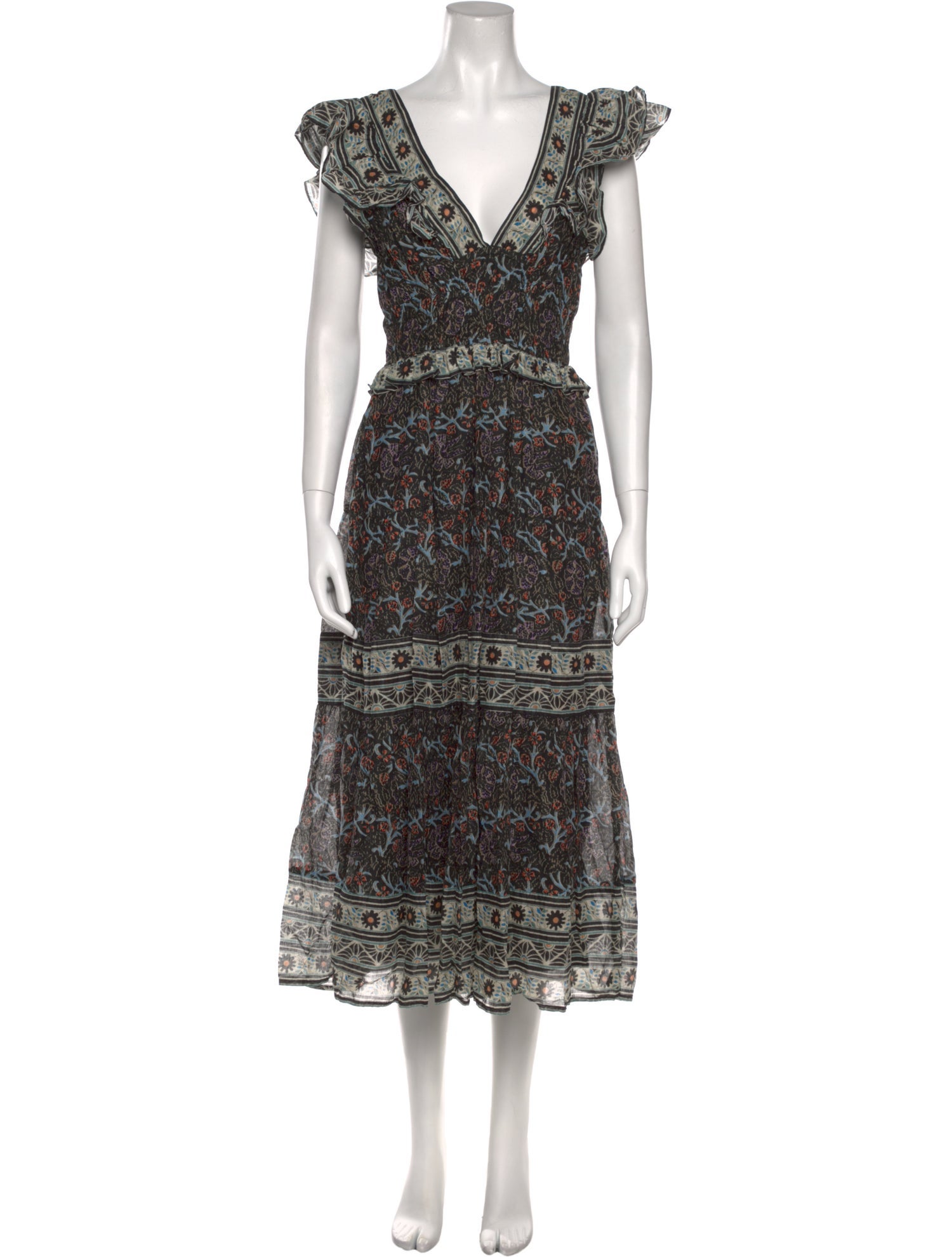 Sea New York Printed Midi Length Dress