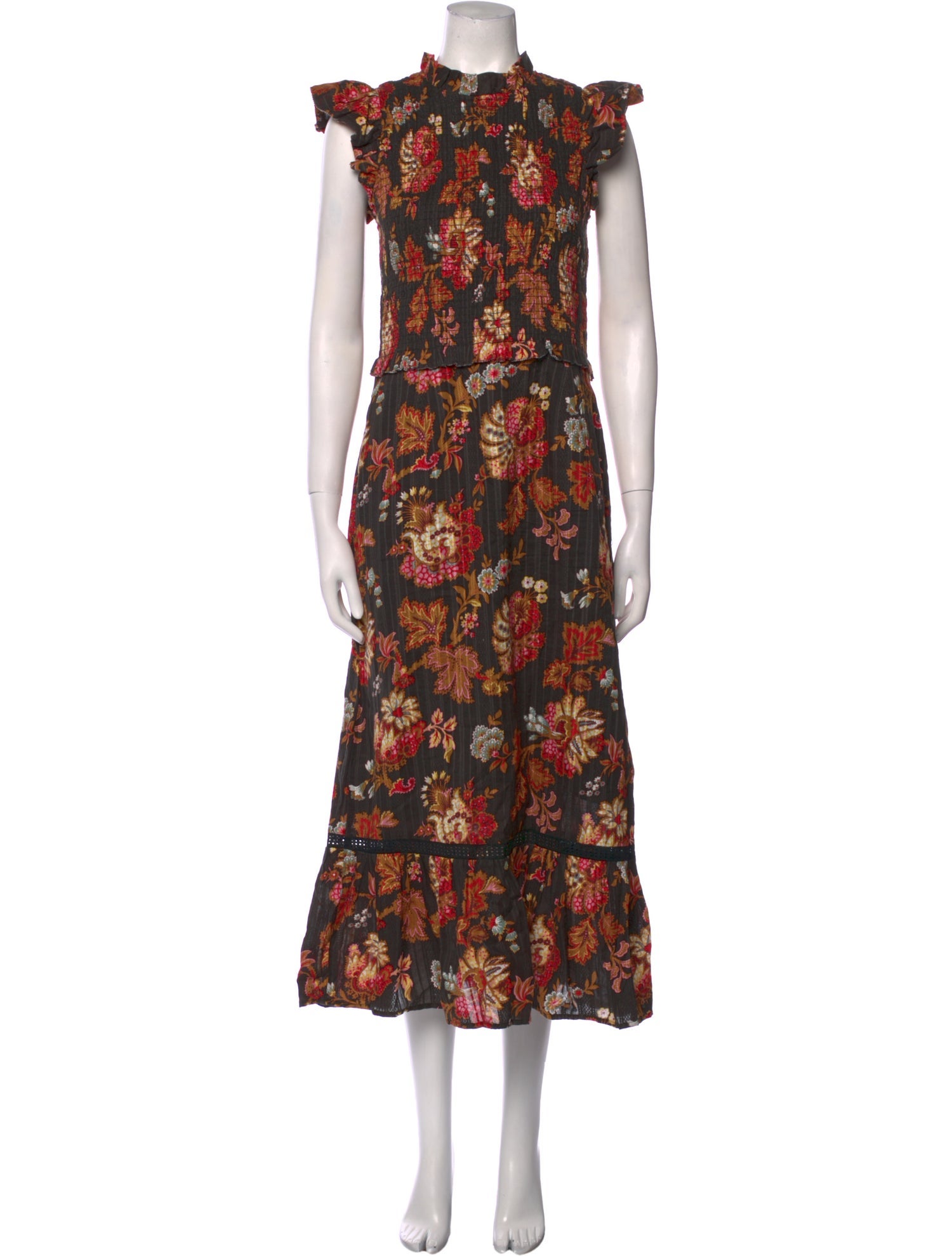 Sea New York Floral Print Long Dress