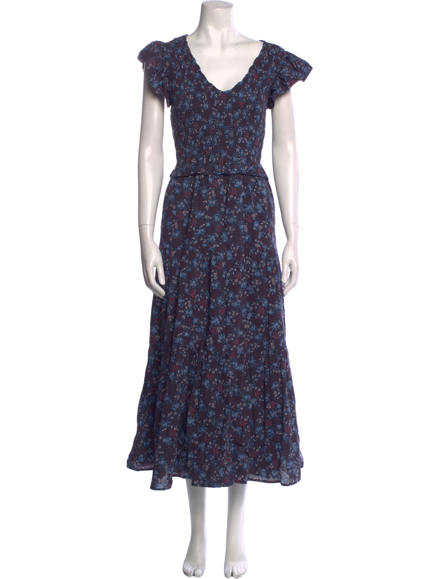 Sea New York Floral Print Long Dress