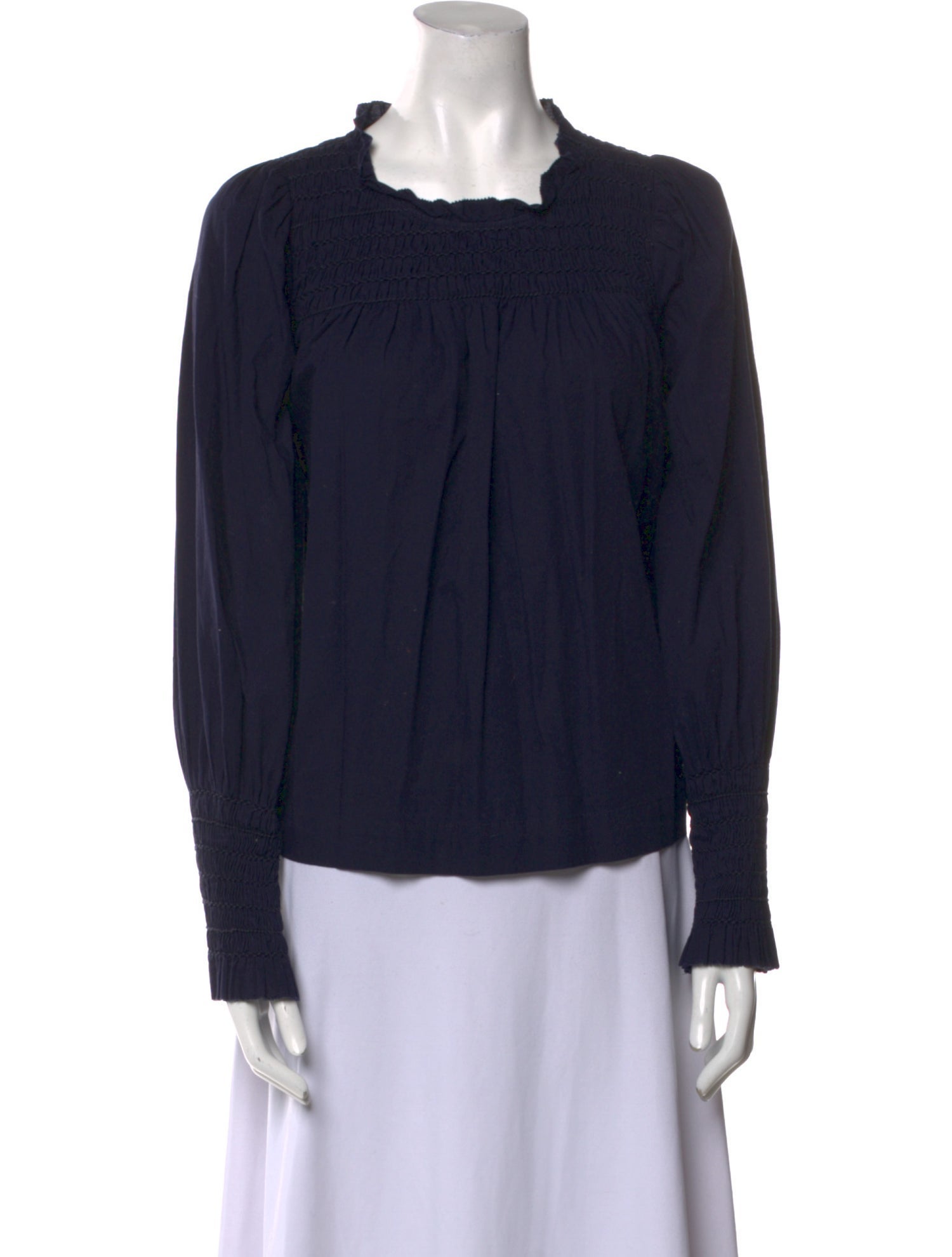 Sea New York Square Neckline Long Sleeve Blouse