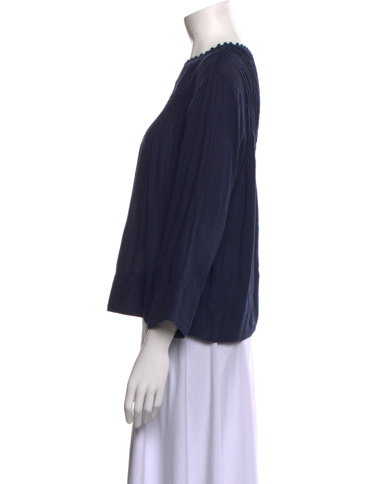 Sea New York Crew Neck Three-Quarter Sleeve Blouse