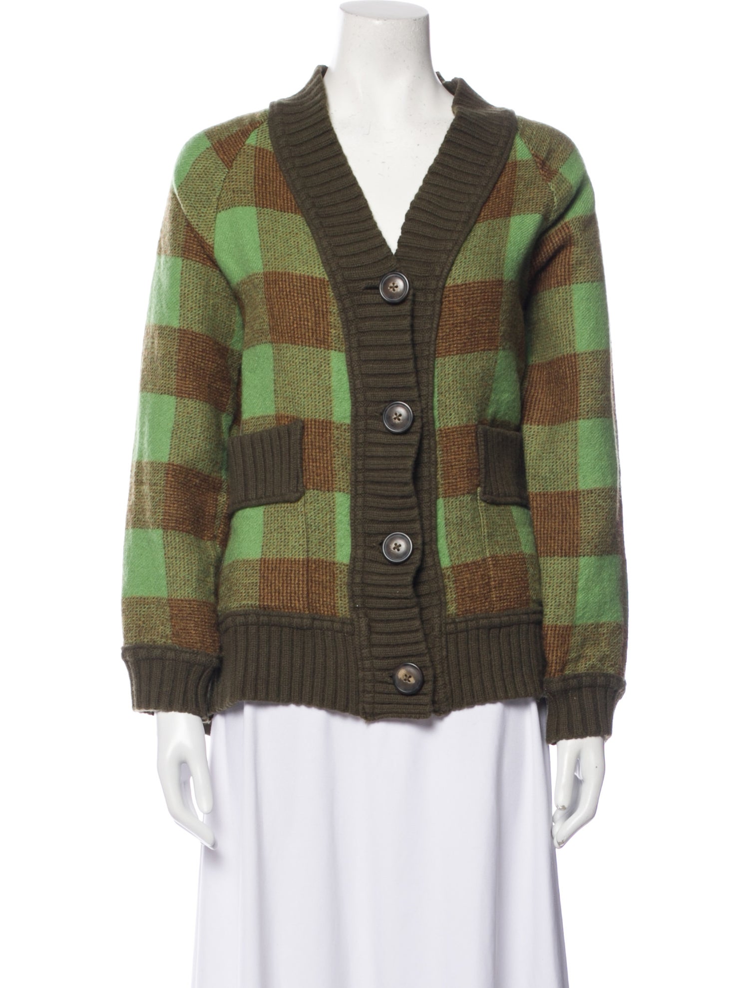 Sea New York Striped V-Neck Sweater