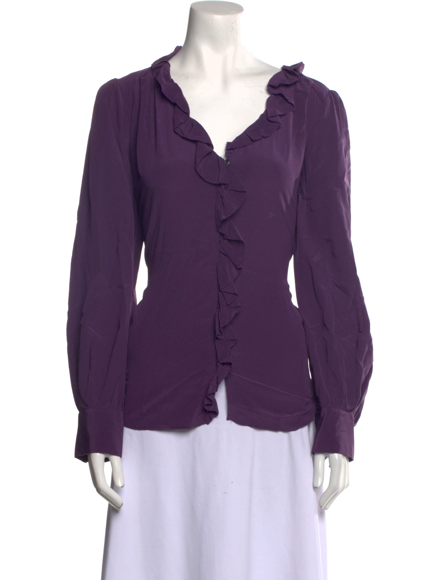 Sea New York Silk V-Neck Top