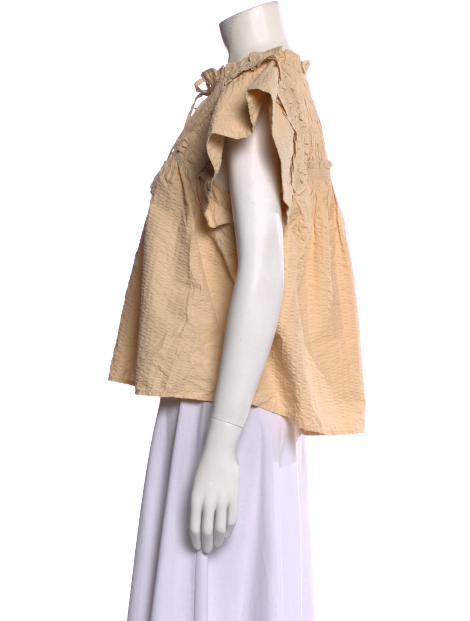 Sea New York Tie Neck Short Sleeve Top w/ Tags