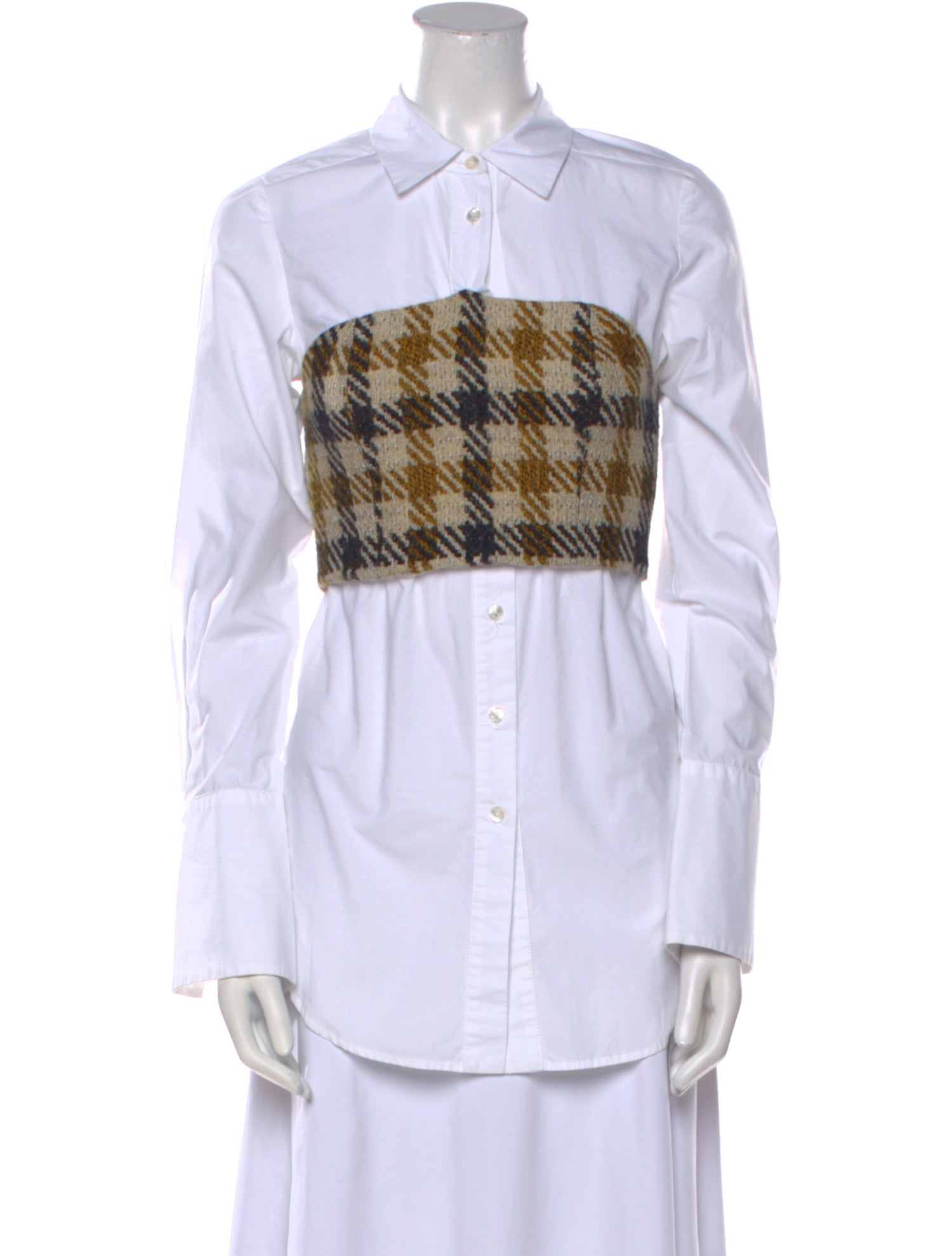 Sea New York Long Sleeve Button-Up Top