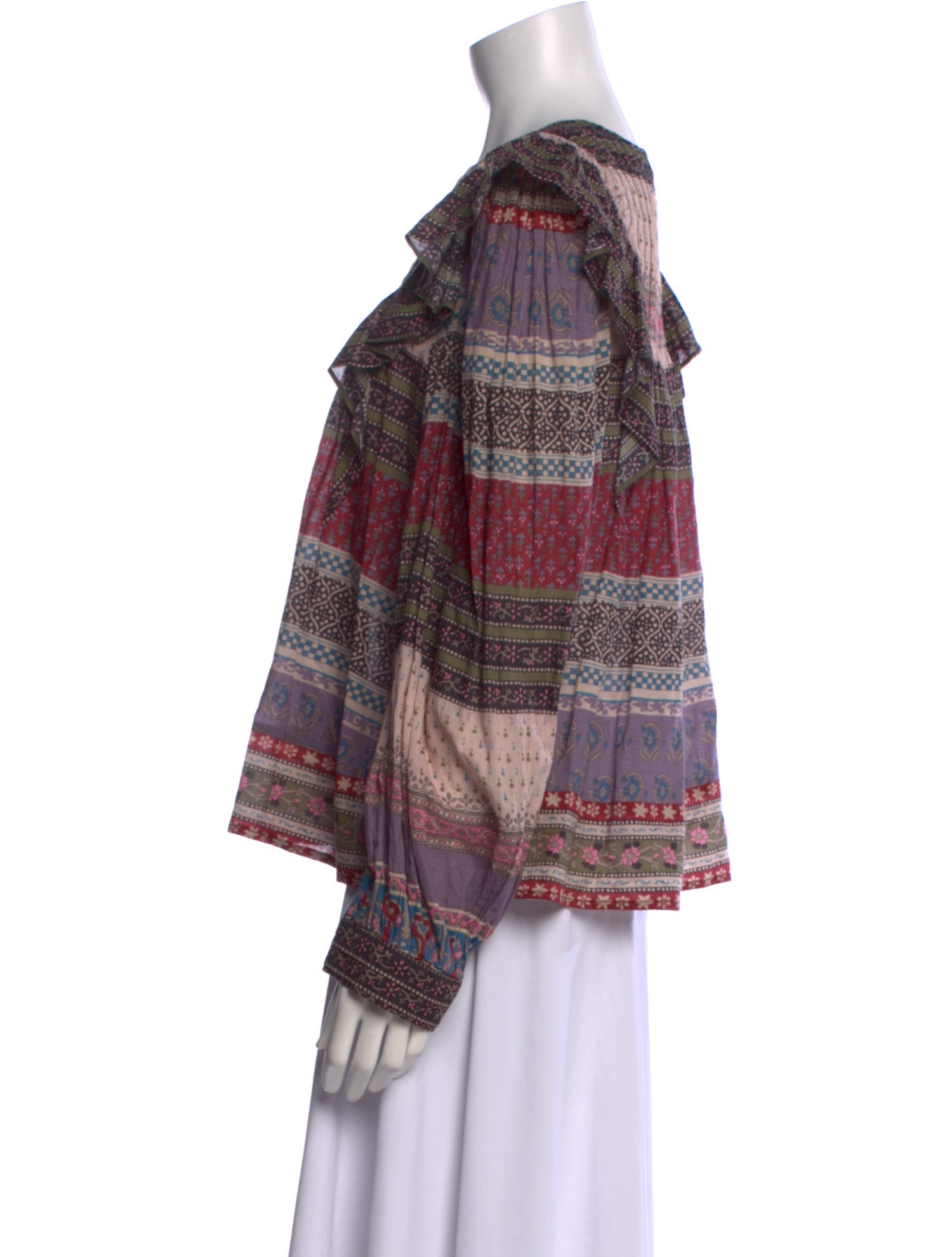 Sea New York Printed Crew Neck Blouse