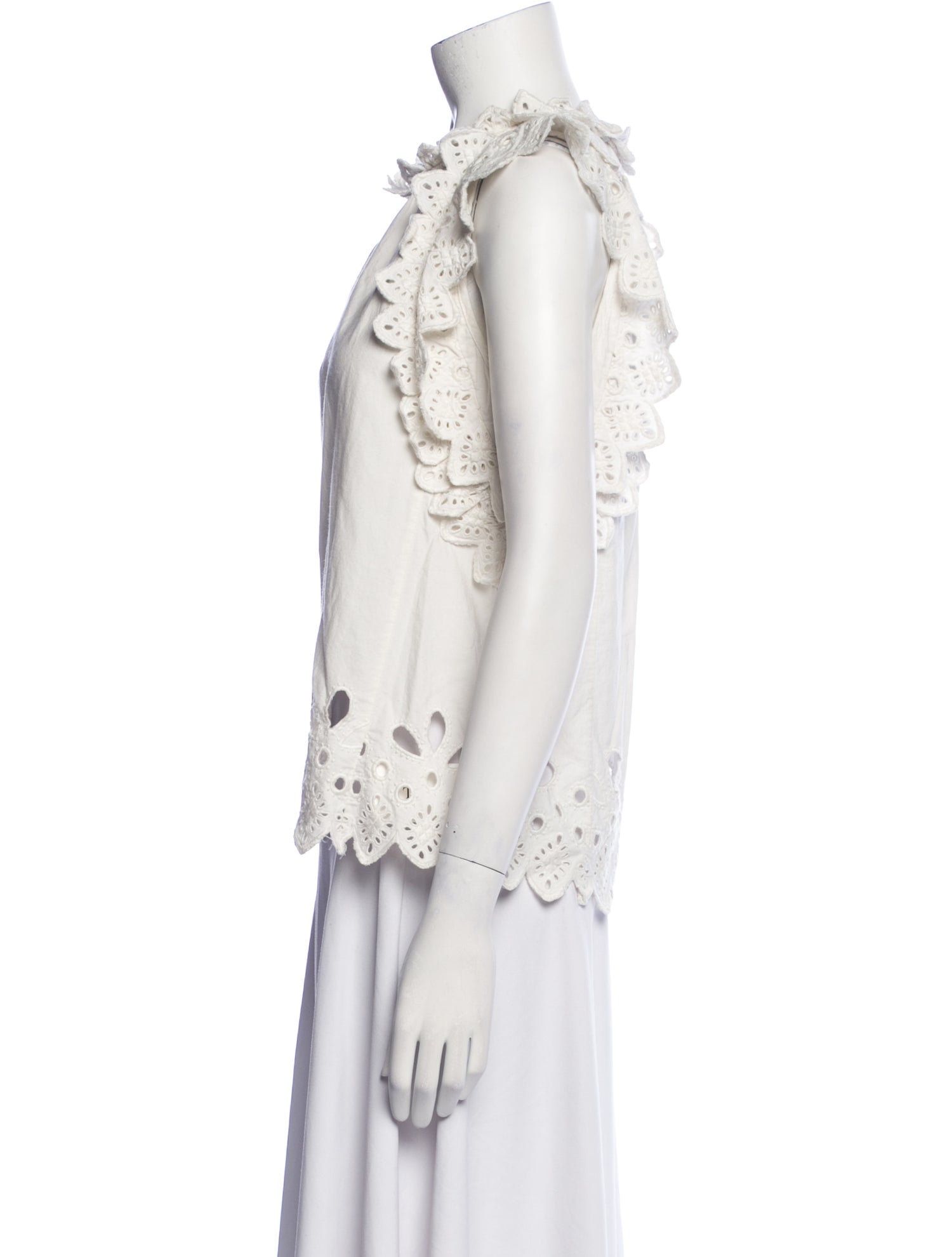 Sea New York Cowl Neck Sleeveless Blouse