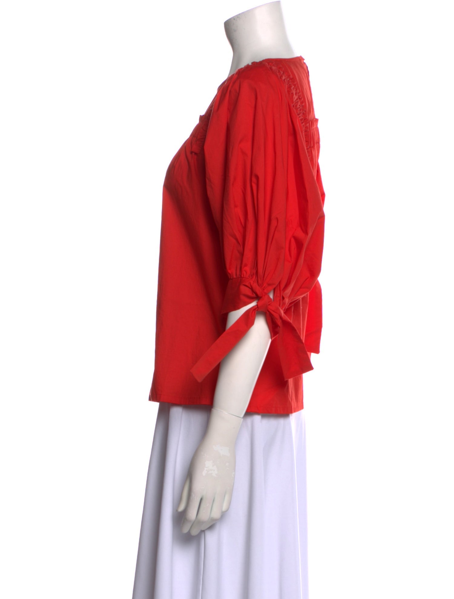 Sea New York Crew Neck Three-Quarter Sleeve Blouse