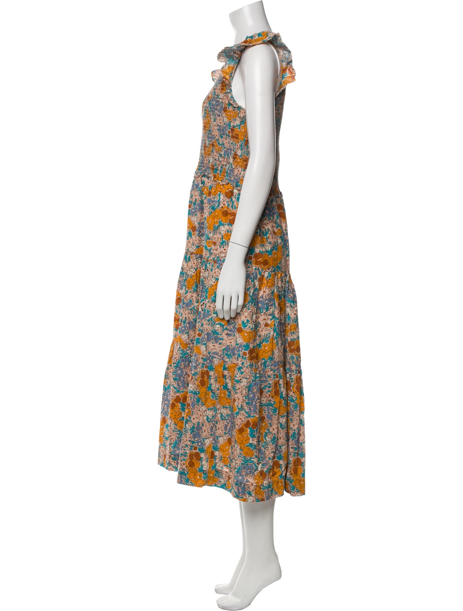 Sea New York Floral Print Long Dress