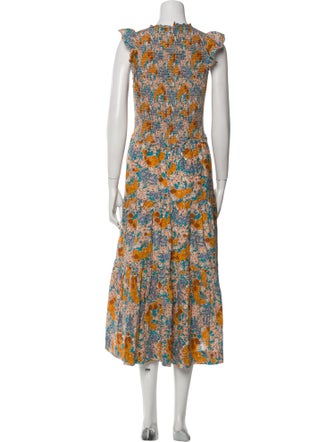 Sea New York Floral Print Long Dress