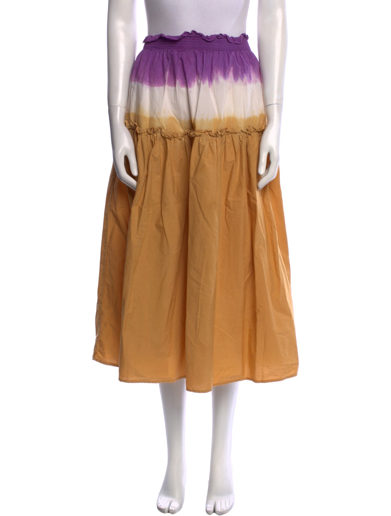 Sea New York Tie-Dye Print Midi Length Skirt