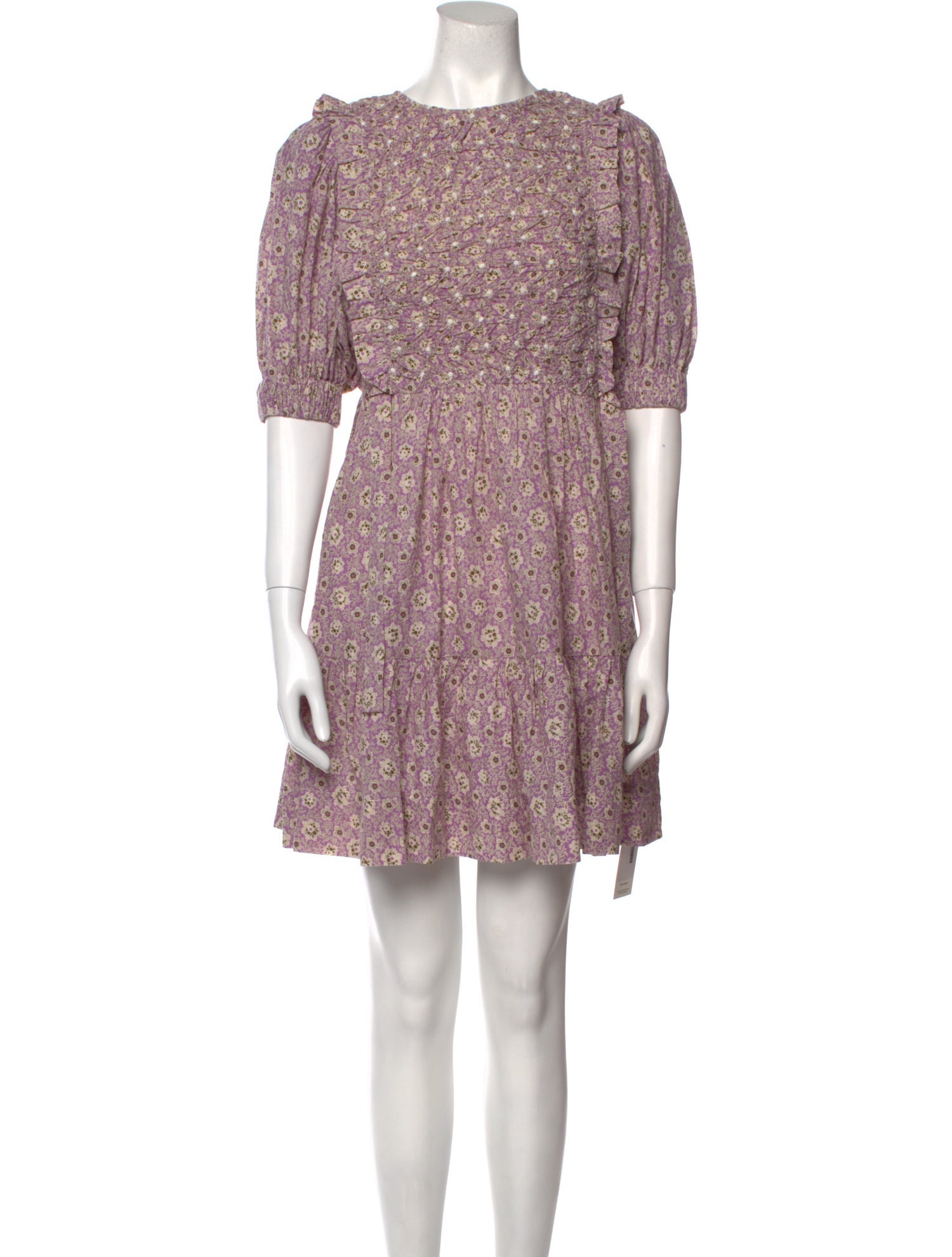 Sea New York Floral Print Mini Dress