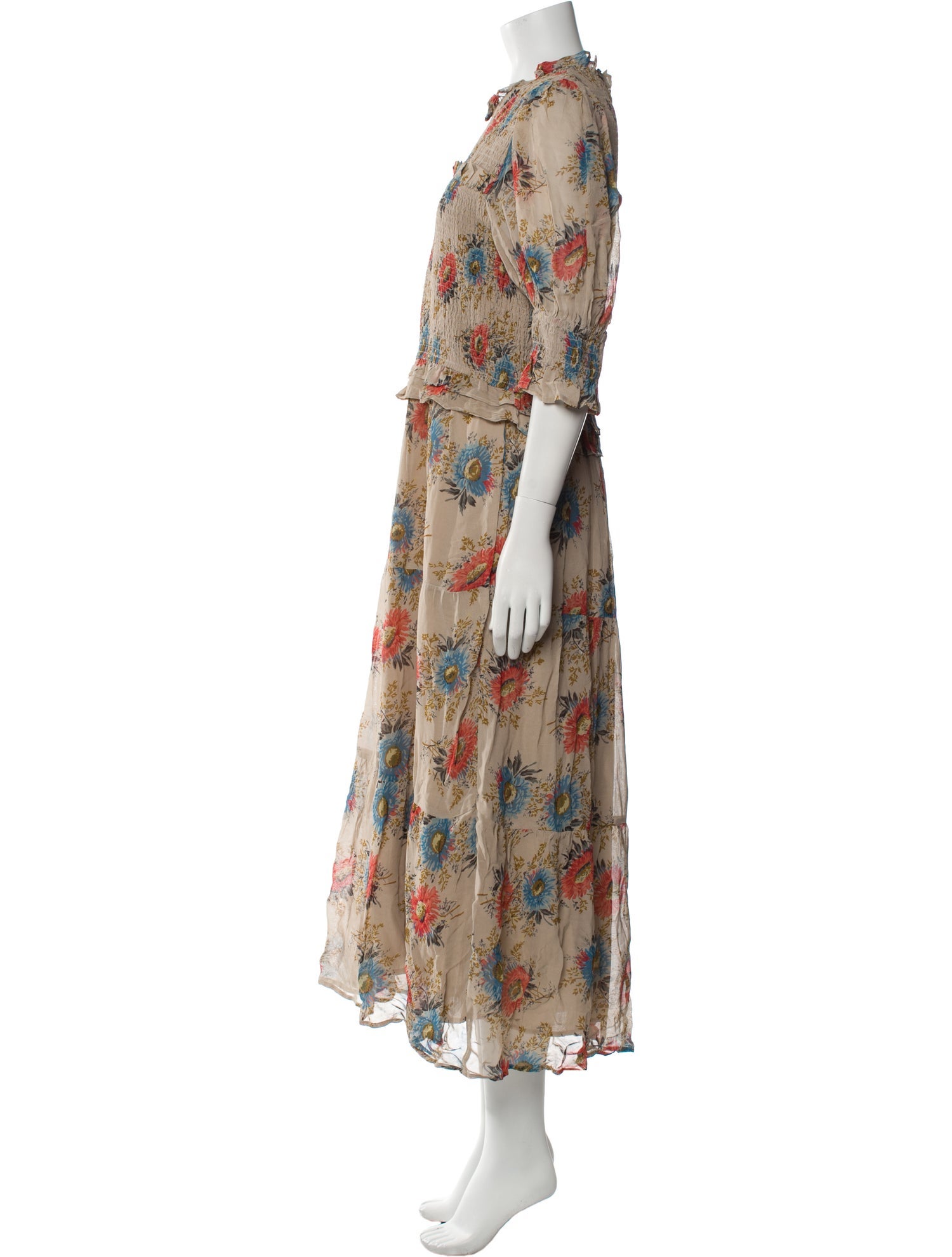 Sea New York Floral Print Long Dress w/ Tags
