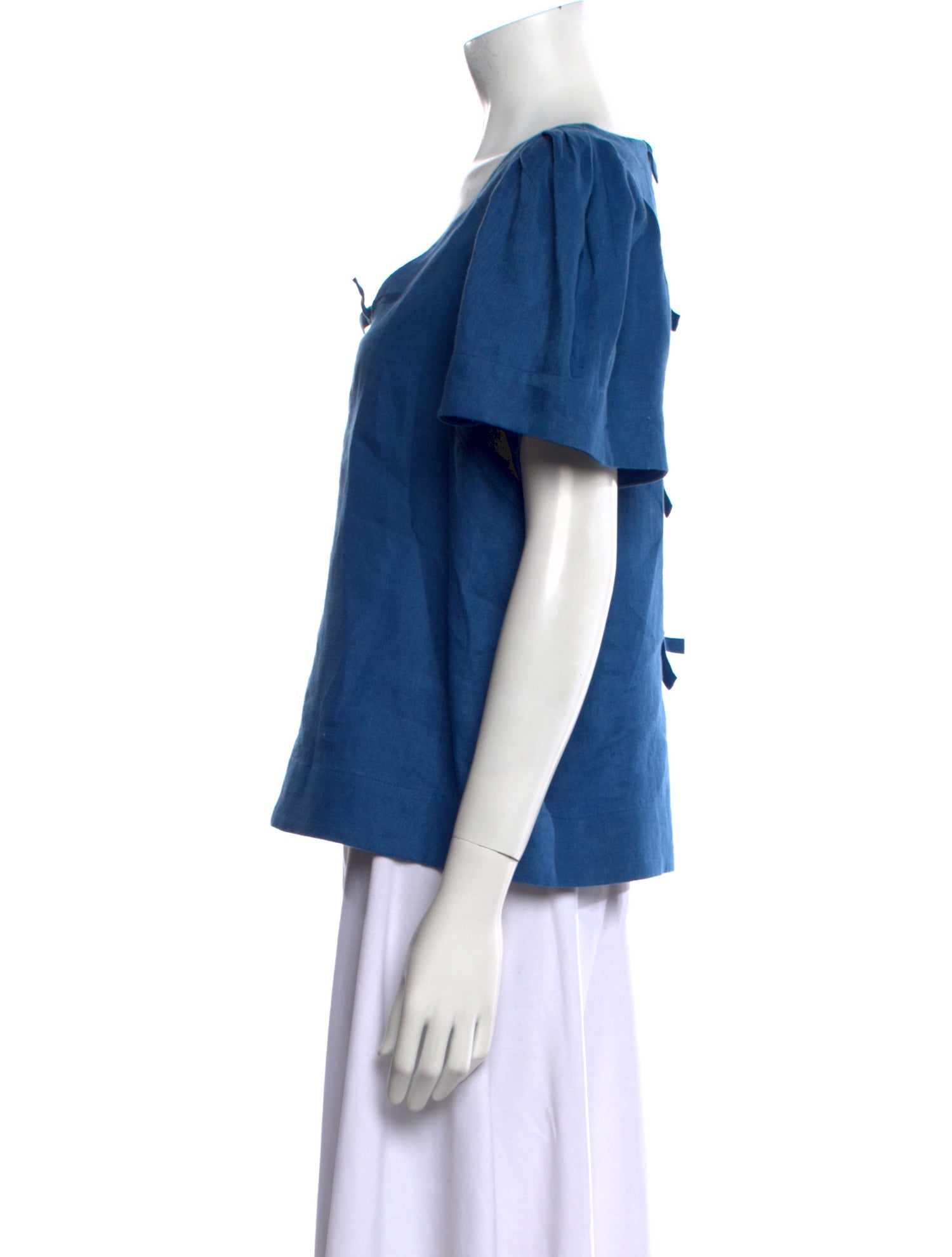 Sea New York Linen V-Neck Top