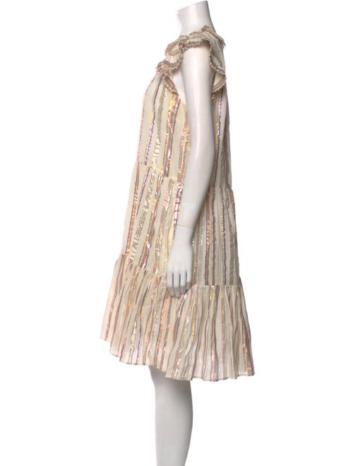 Sea New York Striped Knee-Length Dress