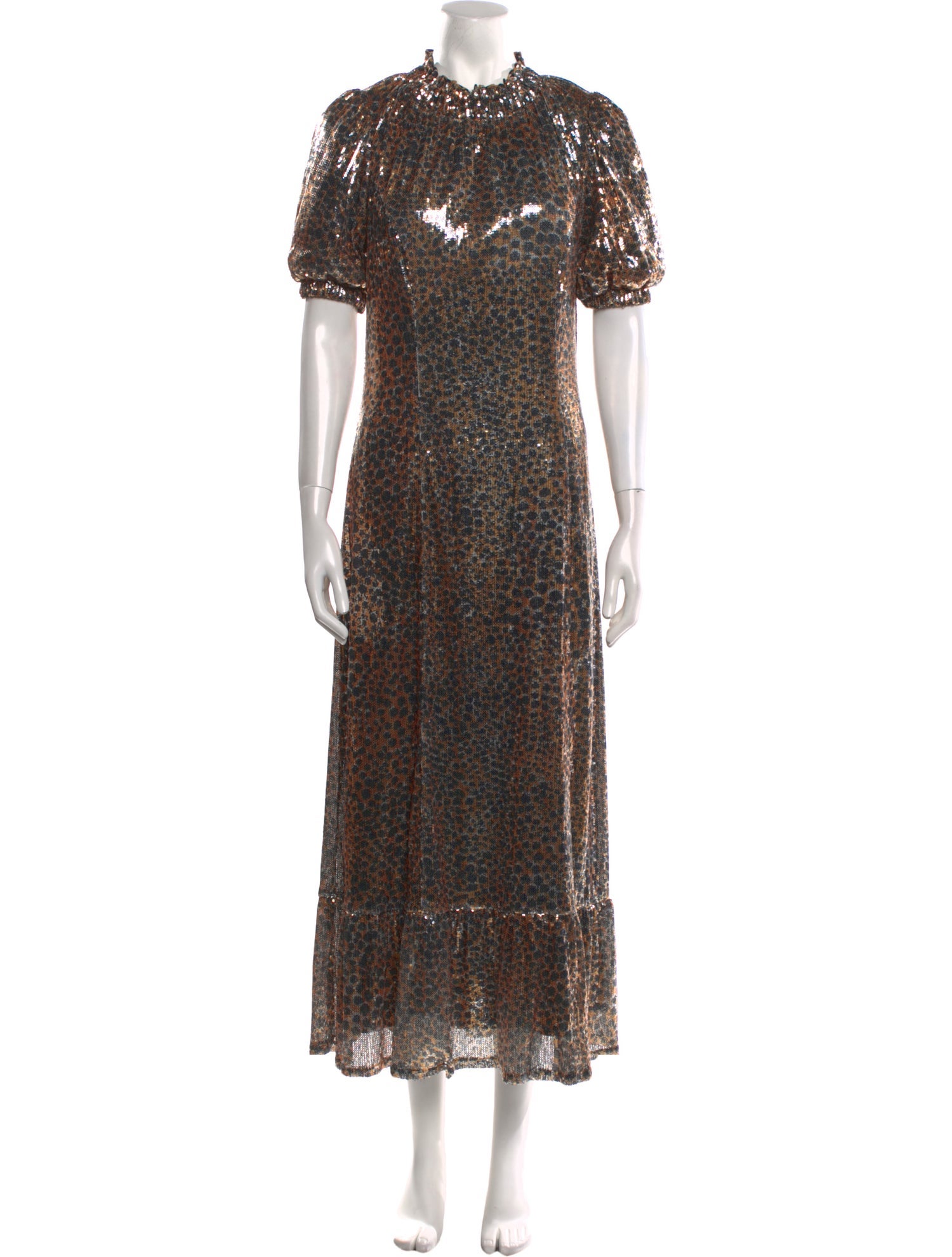 Sea New York Animal Print Long Dress