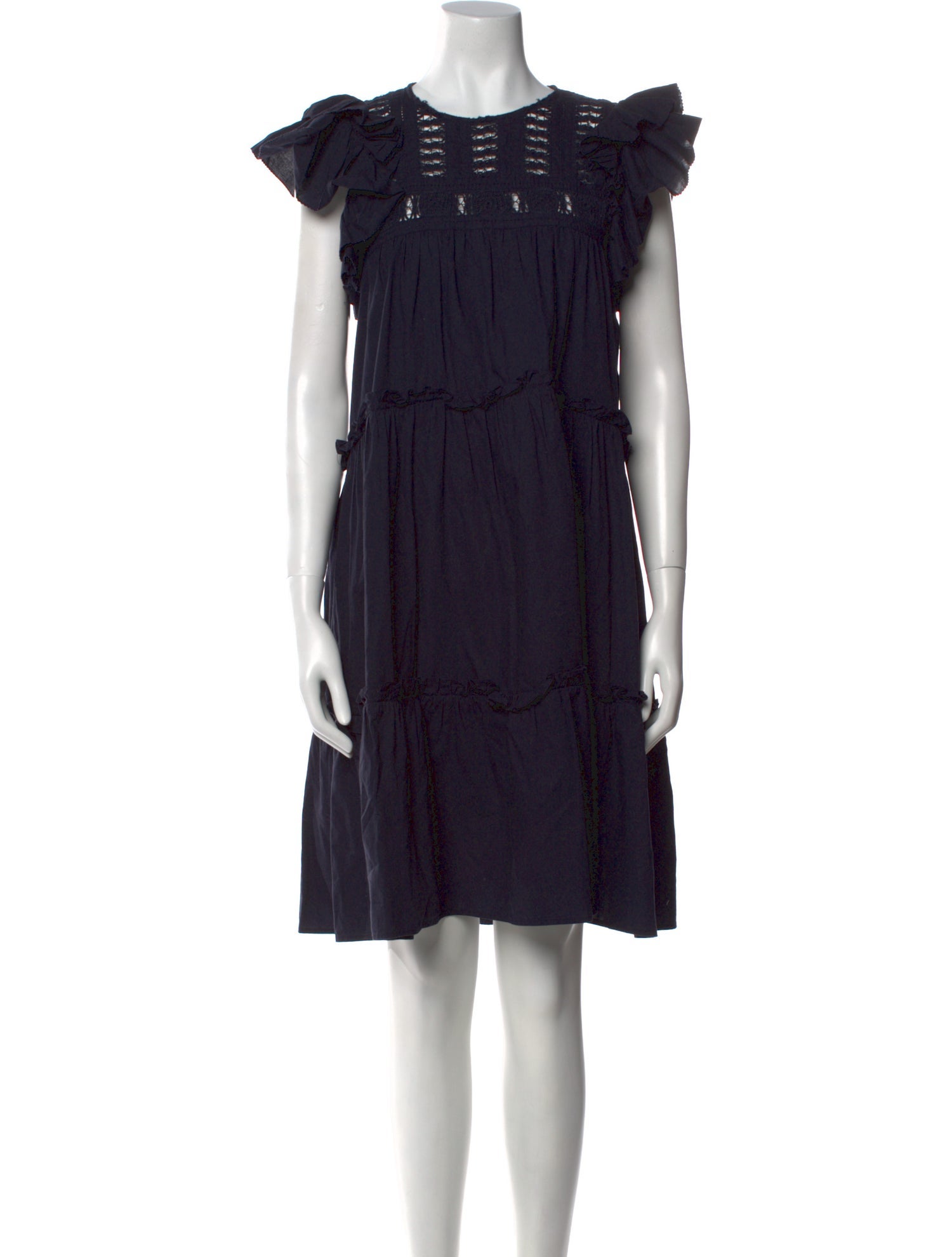 Sea New York Crew Neck Knee-Length Dress