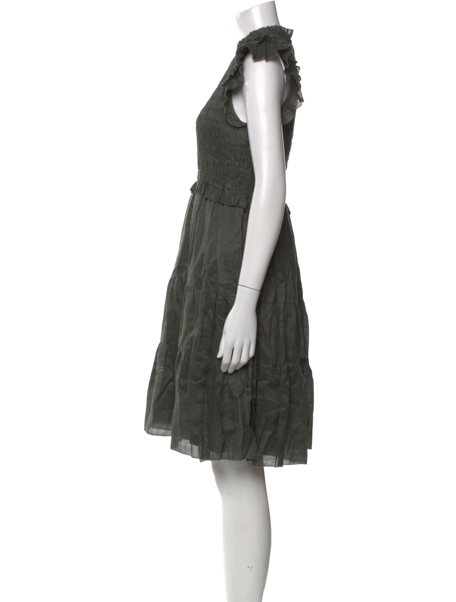 Sea New York Mock Neck Knee-Length Dress