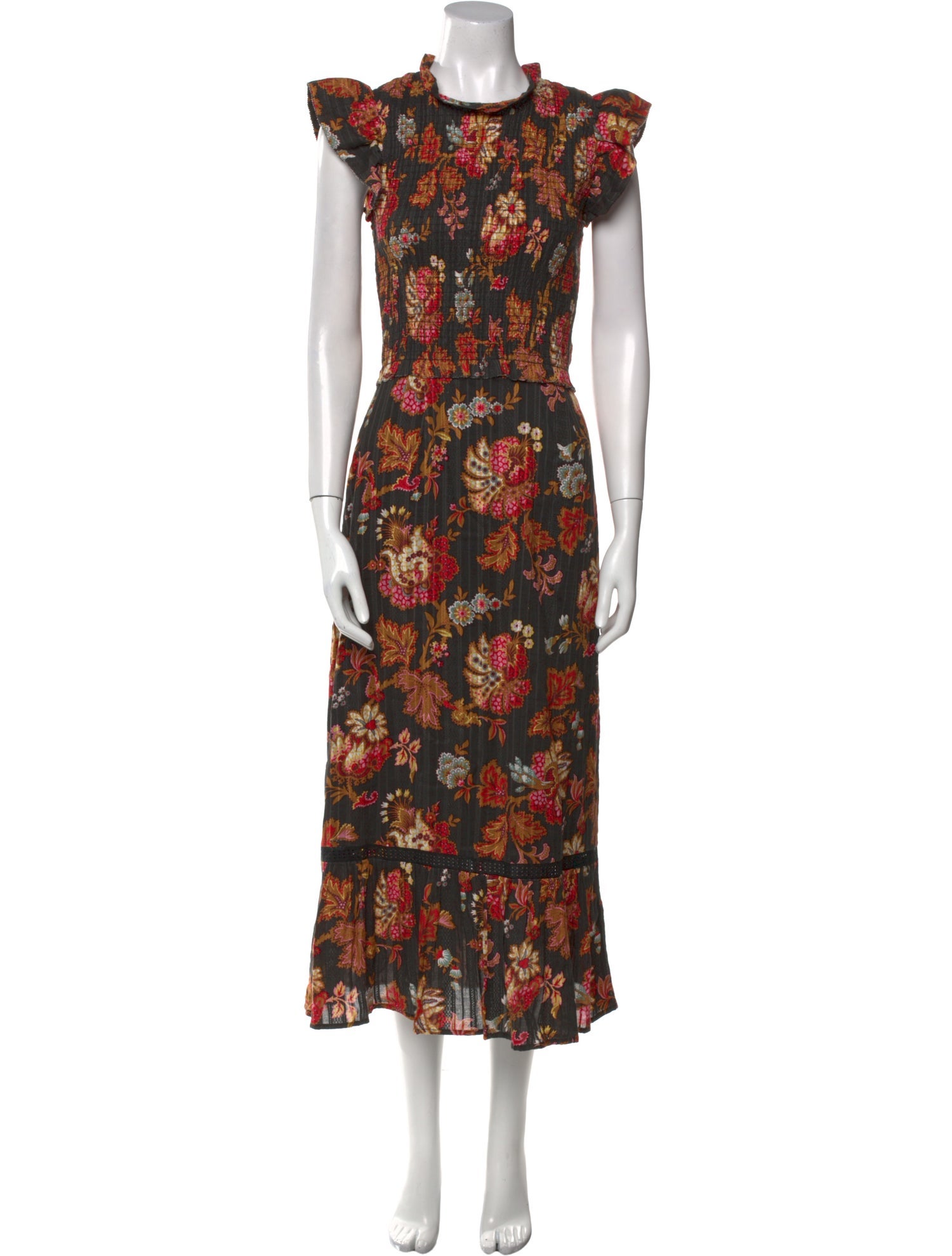 Sea New York Floral Print Long Dress