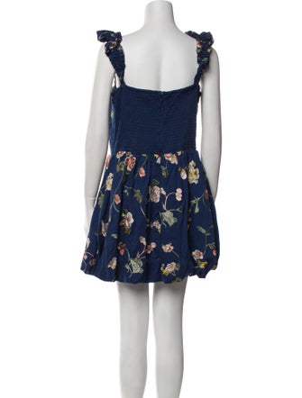 Sea New York Floral Print Mini Dress