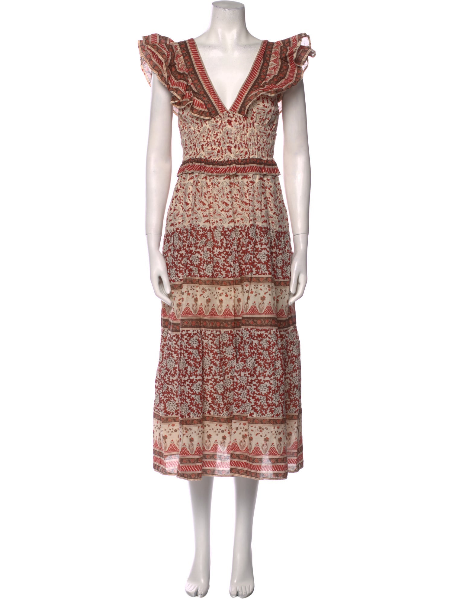 Sea New York Paisley Print Long Dress