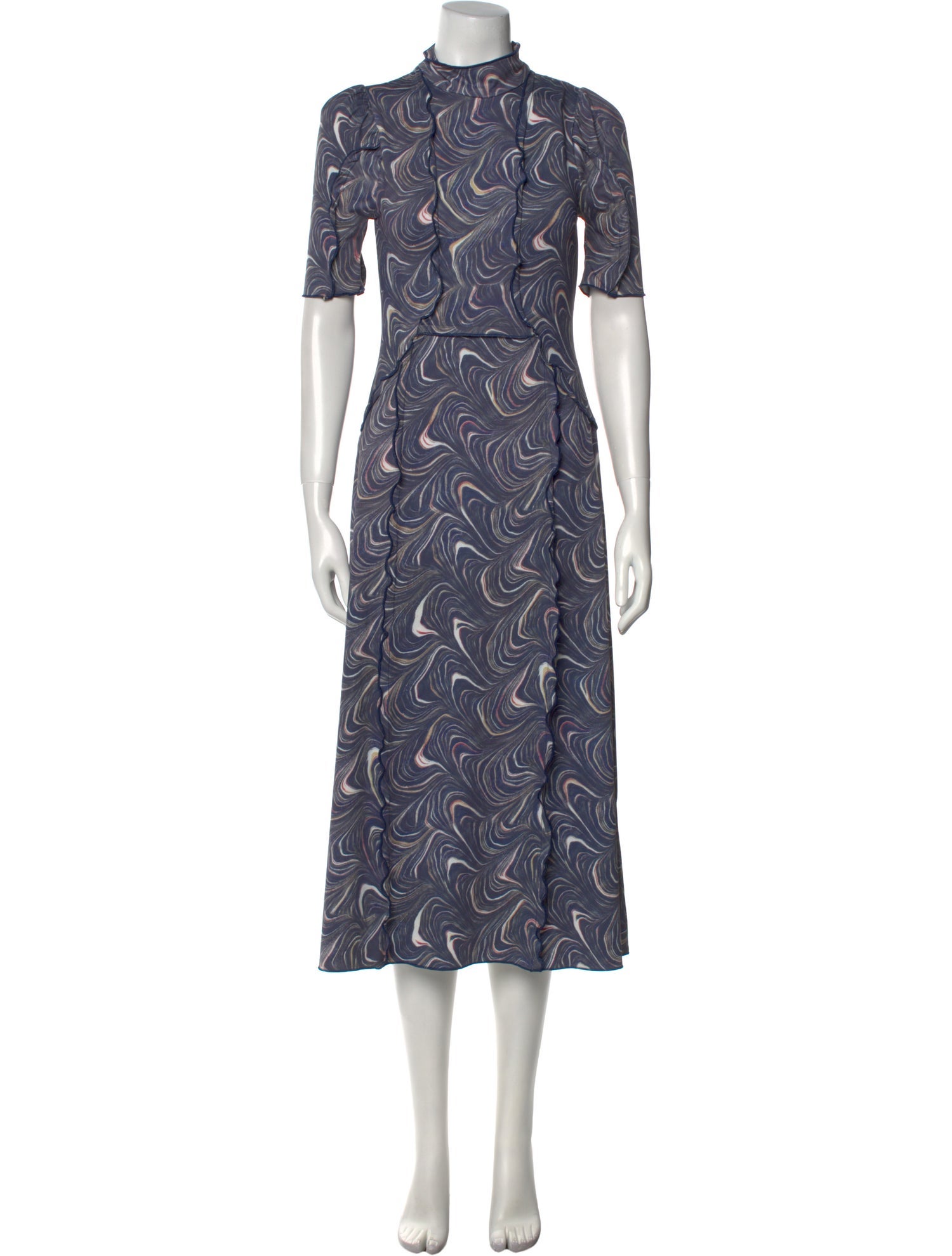 Sea New York Printed Long Dress w/ Tags